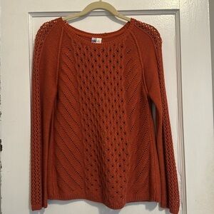Alya Rust Orange Sweater. Size: S